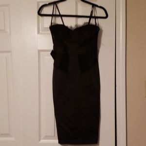 Black cocktail dress